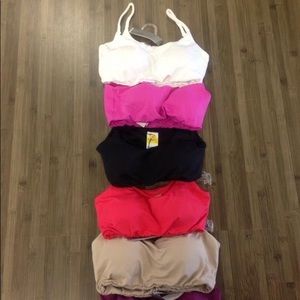 Gigi Active Black Supplex Padded  Bra  XS